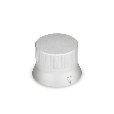 Otto Ganter Control Knob Aluminum, GN 723.4